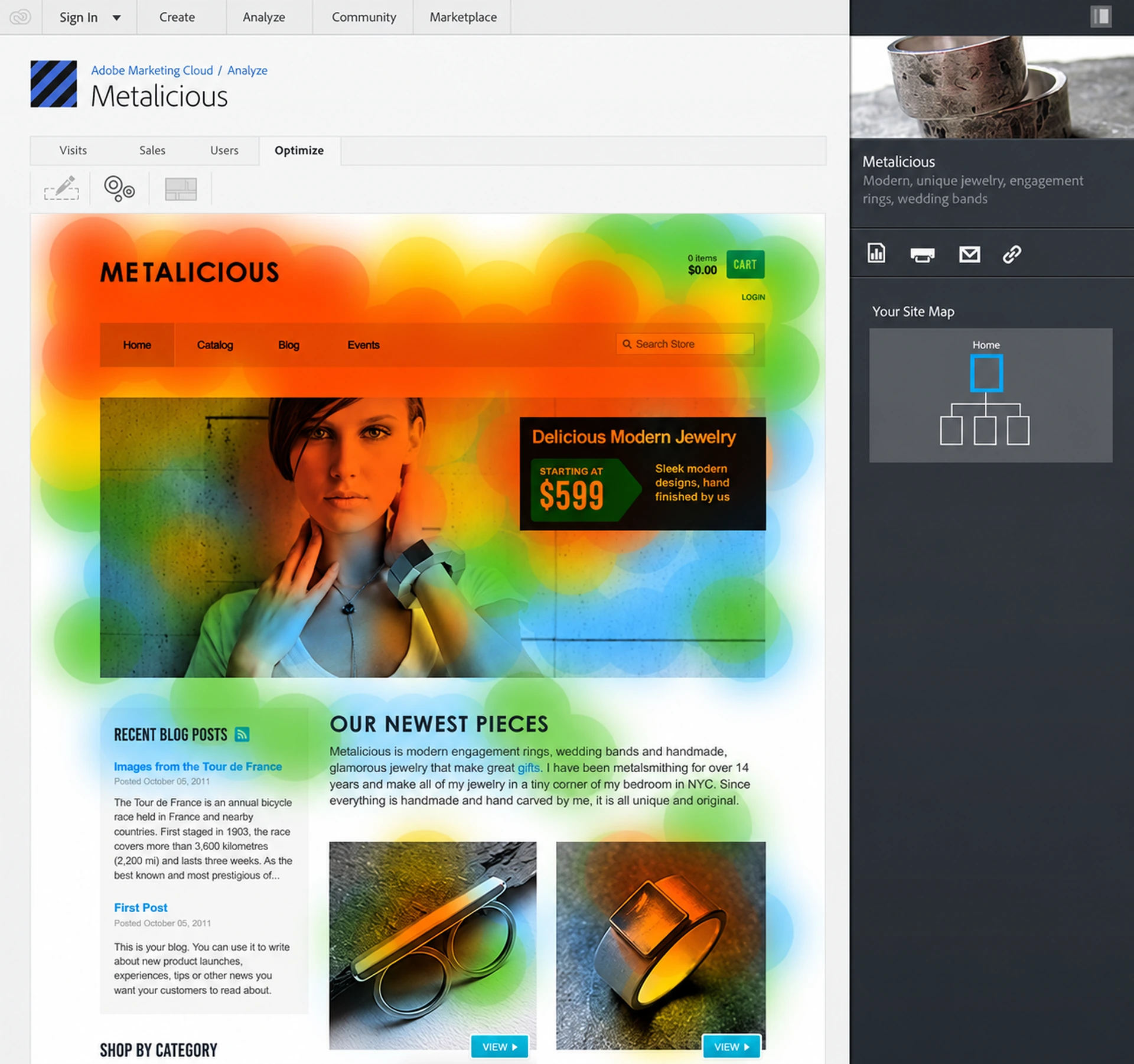 Website's optimization tool