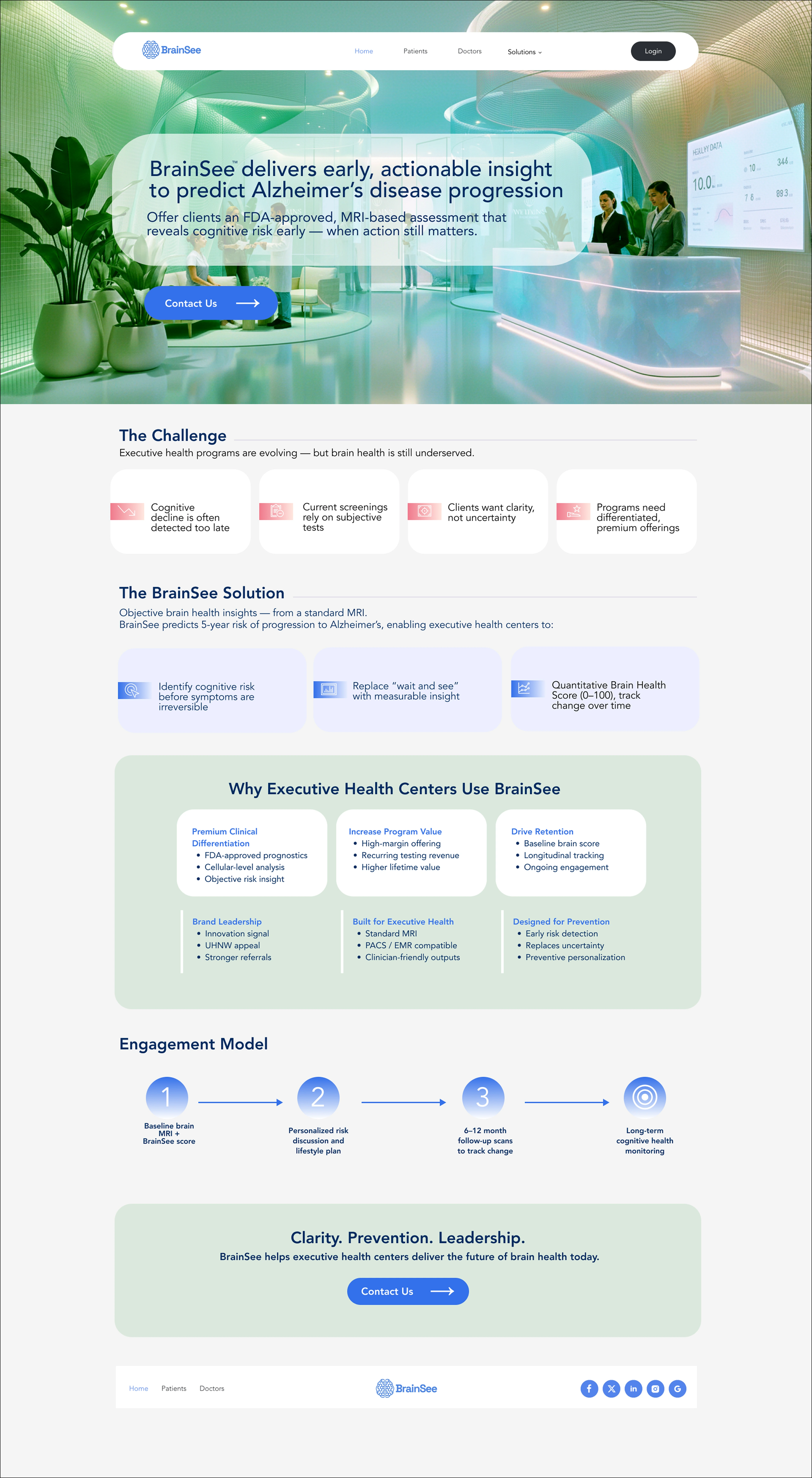 Landing page