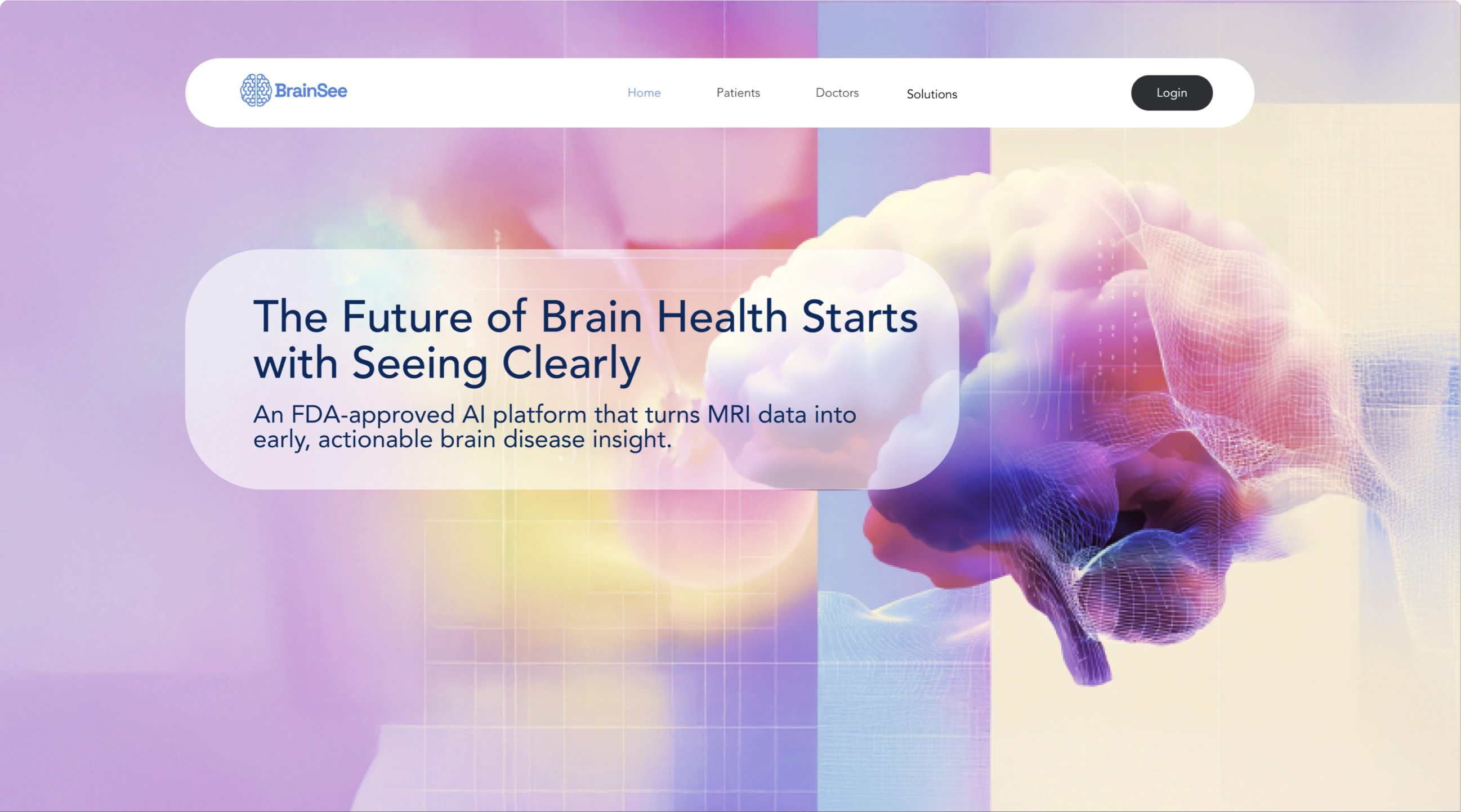 BrainSee Website, UX Research & Sales Strategy