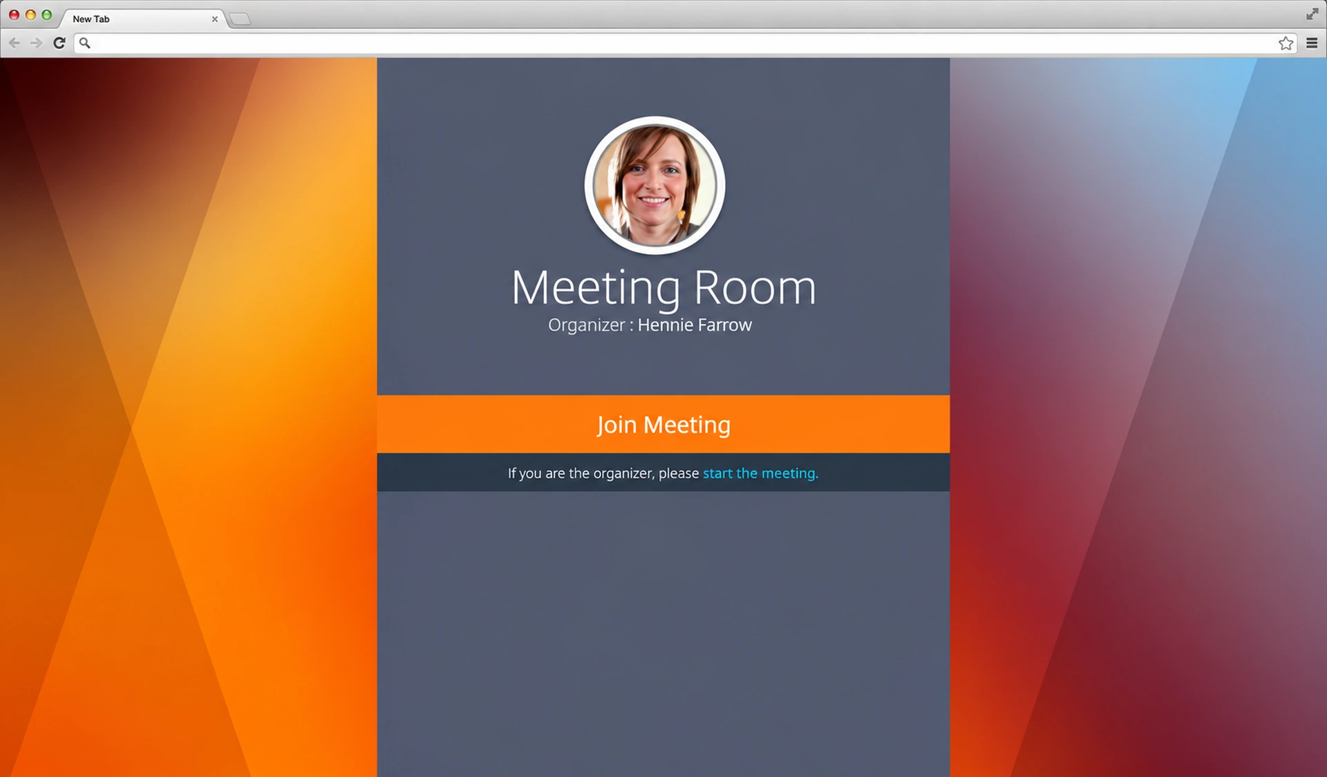 GoToMeeting: Post Login, Join Screen