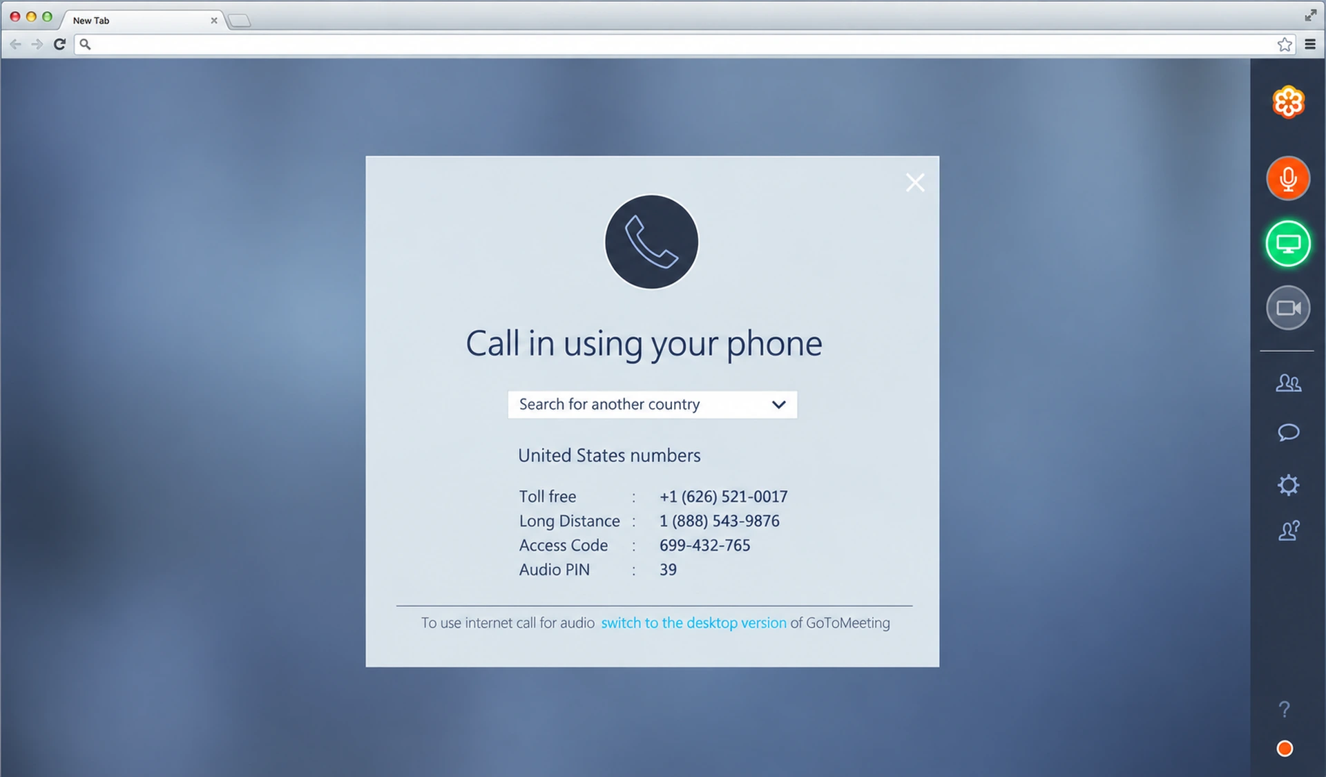 GoToMeeting: PSTN