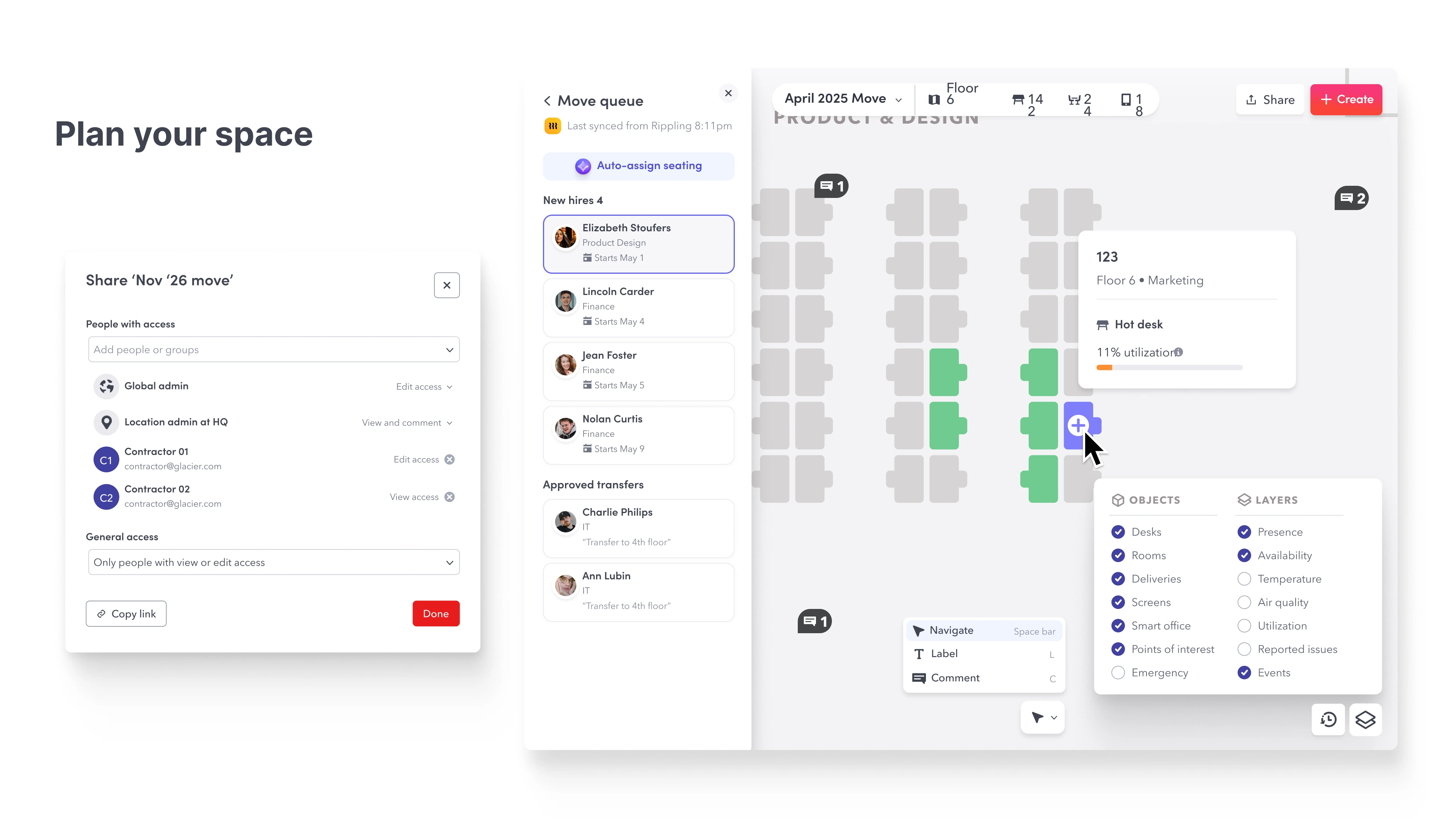 Space planning
