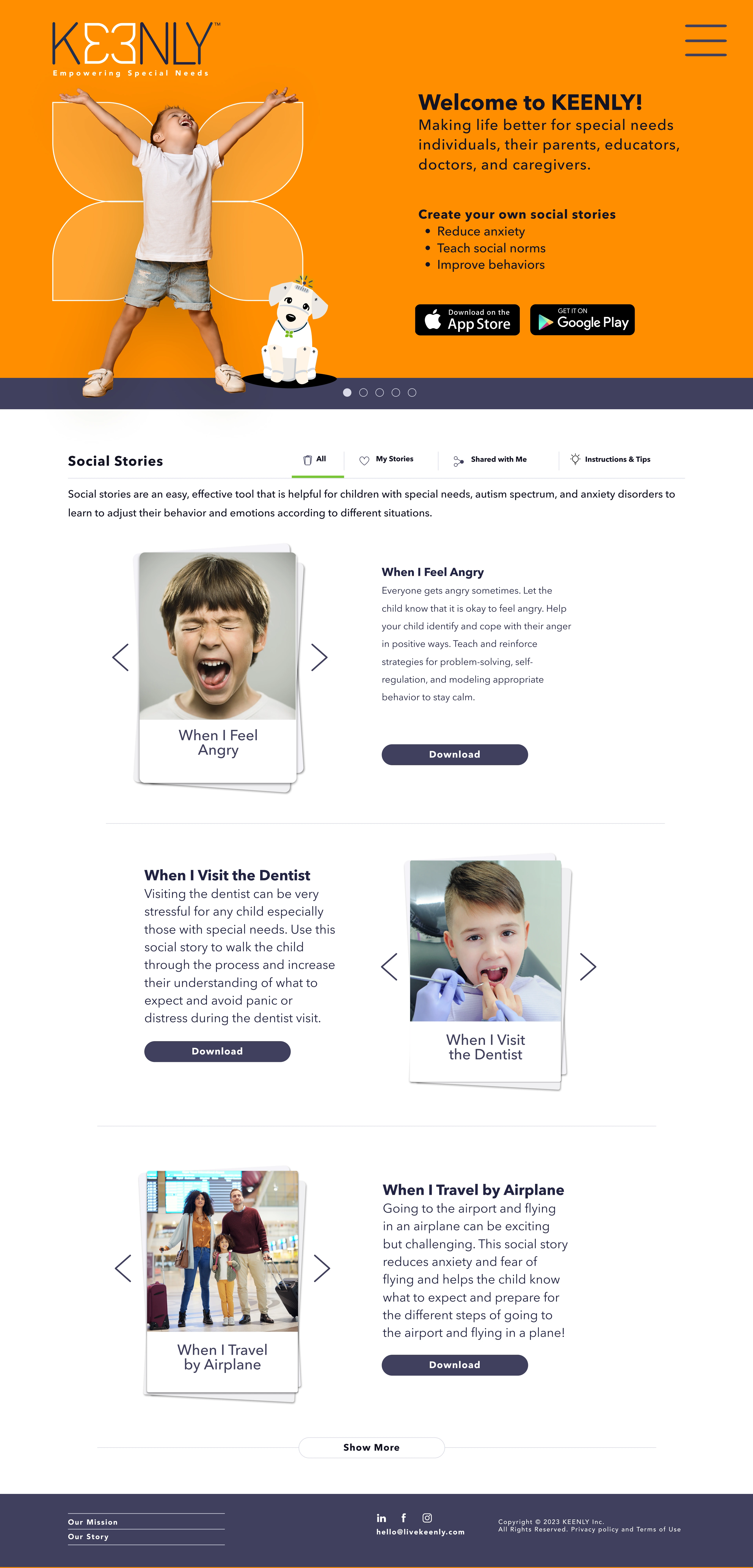 Home page