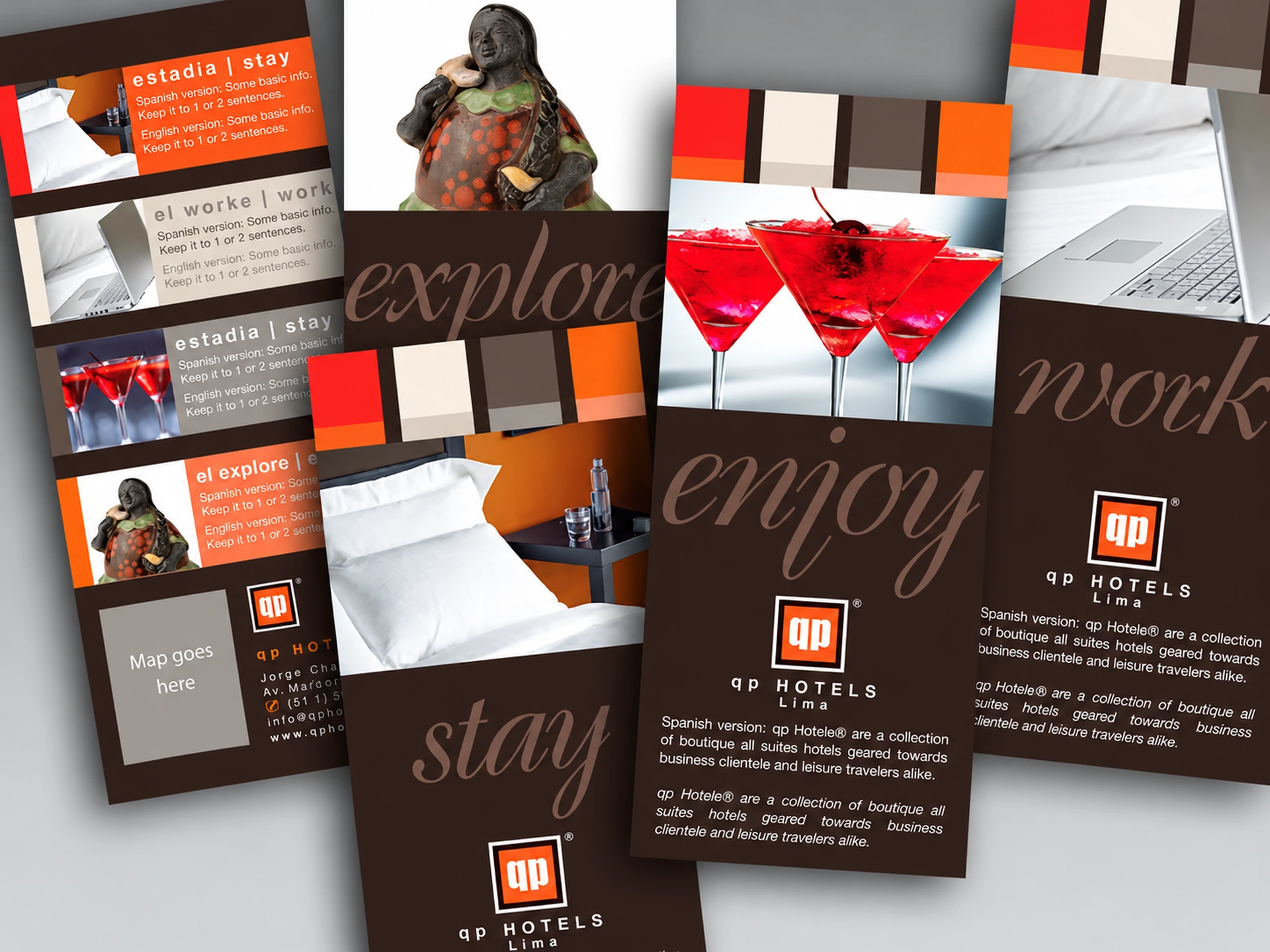Collateral System: Brochure inserts